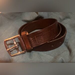 Coach 3707 Italy Cowhide Belt (Brown/32”) - EUC